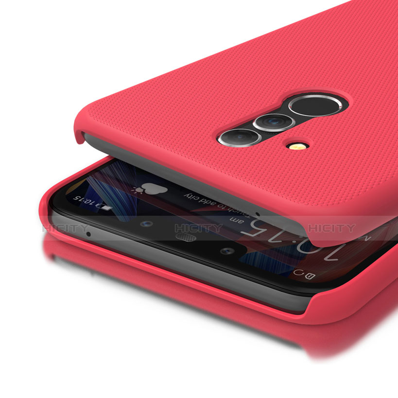 Housse Plastique Rigide Mat pour Huawei Mate 20 Lite Rouge Plus