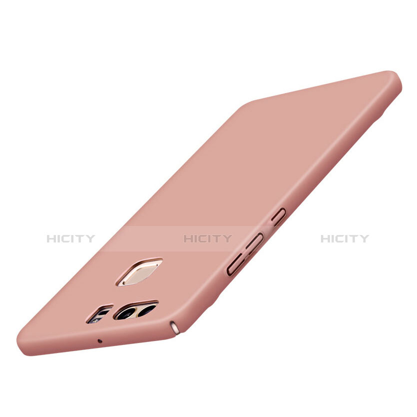 Housse Plastique Rigide Mat pour Huawei P9 Plus Or Rose Plus