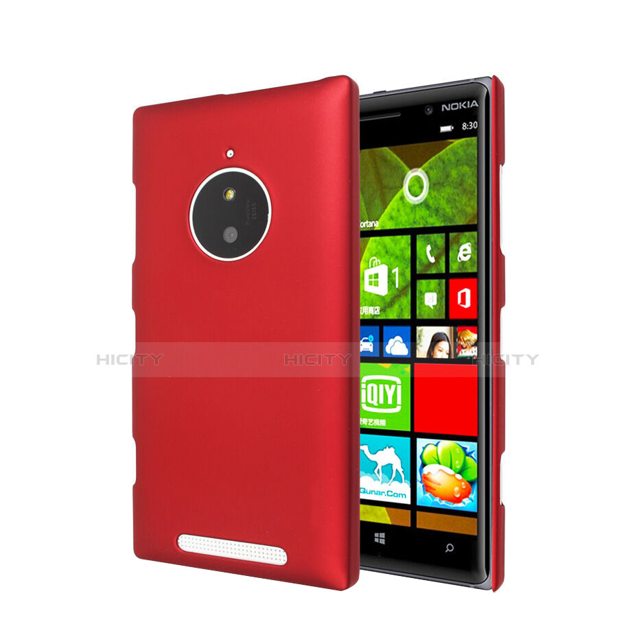 Housse Plastique Rigide Mat pour Nokia Lumia 830 Rouge Plus