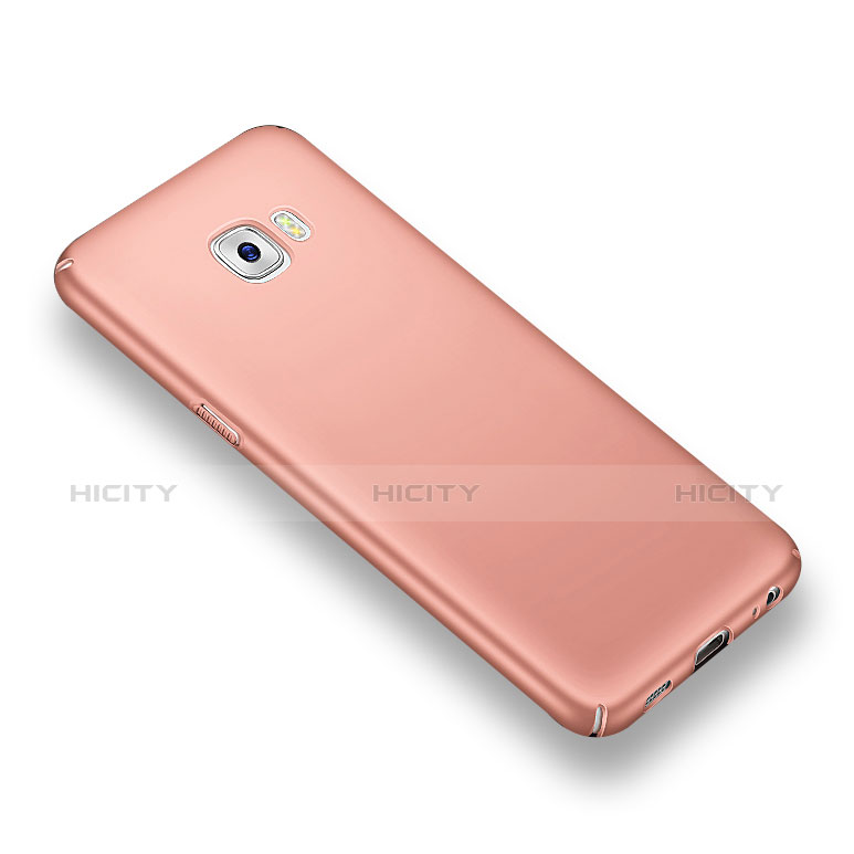 Housse Plastique Rigide Mat pour Samsung Galaxy C5 Pro C5010 Or Rose Plus