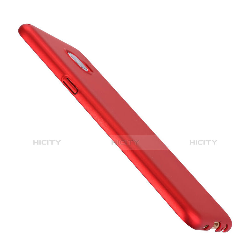 Housse Plastique Rigide Mat pour Samsung Galaxy C5 SM-C5000 Rouge Plus