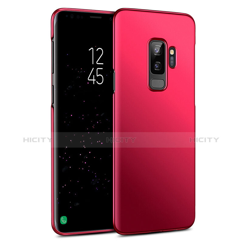 Housse Plastique Rigide Mat pour Samsung Galaxy S9 Plus Rouge Plus