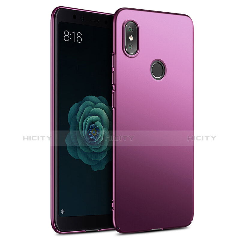 Housse Plastique Rigide Mat pour Xiaomi Mi 6X Violet Plus