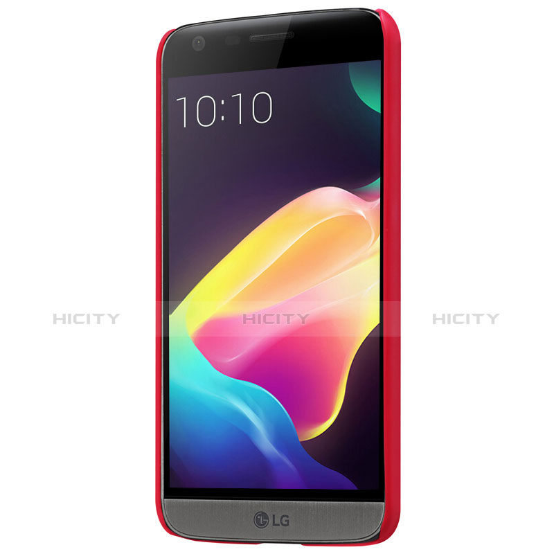 Housse Plastique Rigide Mat R01 pour LG G5 Rouge Plus