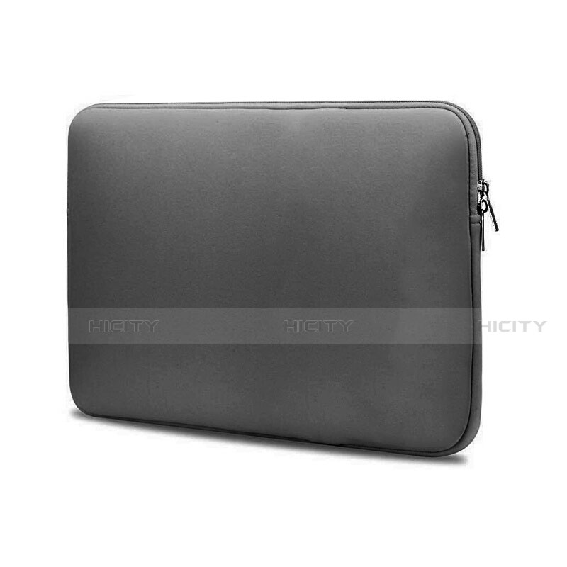 Housse Pochette Velour Tissu L04 pour Huawei Honor MagicBook 14 Gris Plus