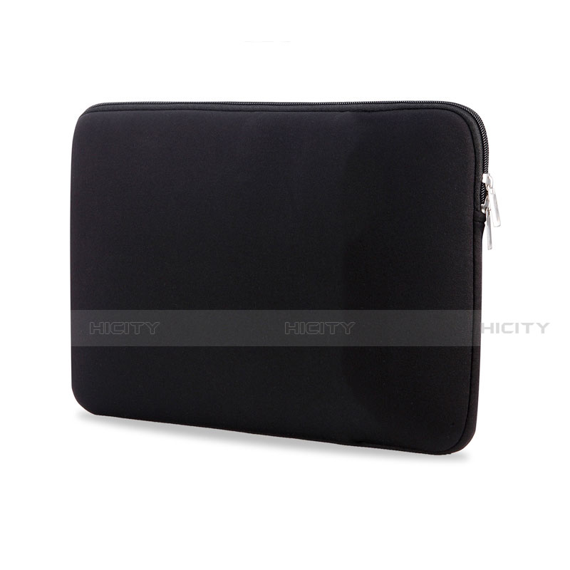 Housse Pochette Velour Tissu L04 pour Huawei Honor MagicBook 14 Noir Plus