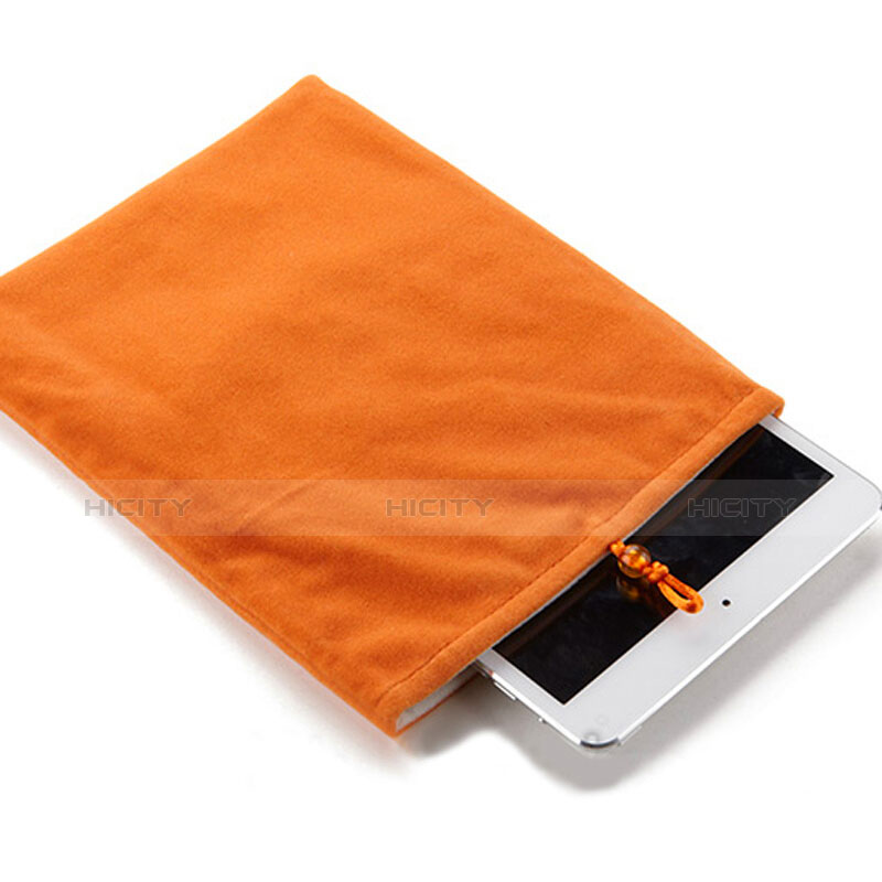 Housse Pochette Velour Tissu pour Amazon Kindle 6 inch Orange Plus