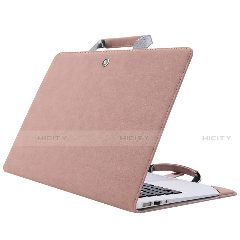 Housse Pochette Velour Tissu pour Huawei Honor MagicBook 14 Gris Fonce Plus