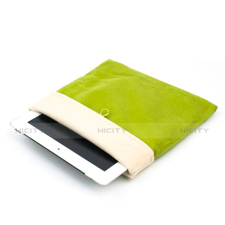 Housse Pochette Velour Tissu pour Huawei Honor Pad 5 10.1 AGS2-W09HN AGS2-AL00HN Vert Plus