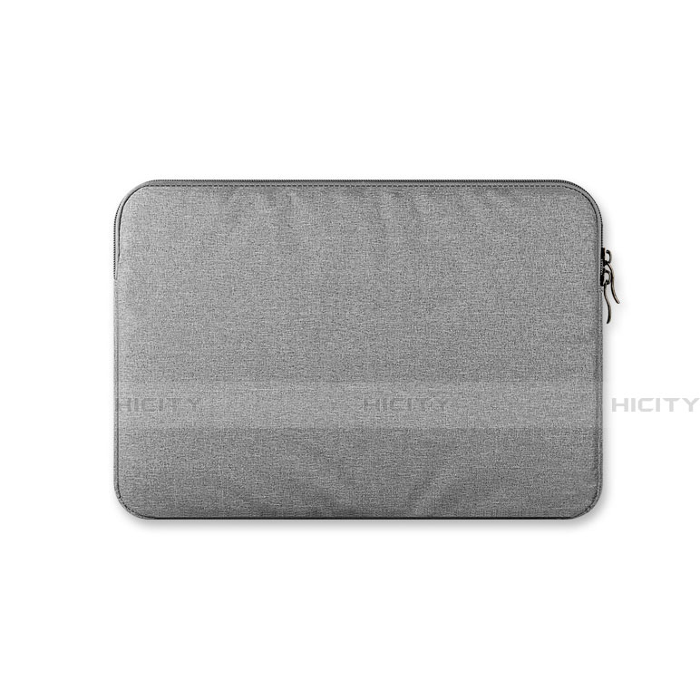 Housse Pochette Velour Tissu S03 pour Huawei Honor MagicBook Pro (2020) 16.1 Gris Plus