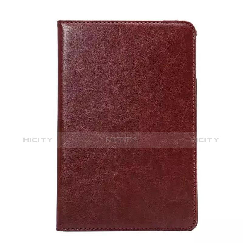 Housse Portefeuille Cuir Rotatif pour Apple iPad Mini 4 Marron Plus