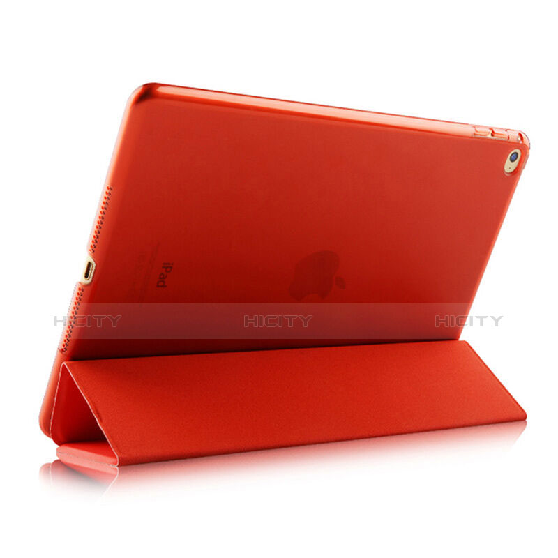 Housse Portefeuille Livre Cuir pour Apple iPad Air 2 Rouge Plus