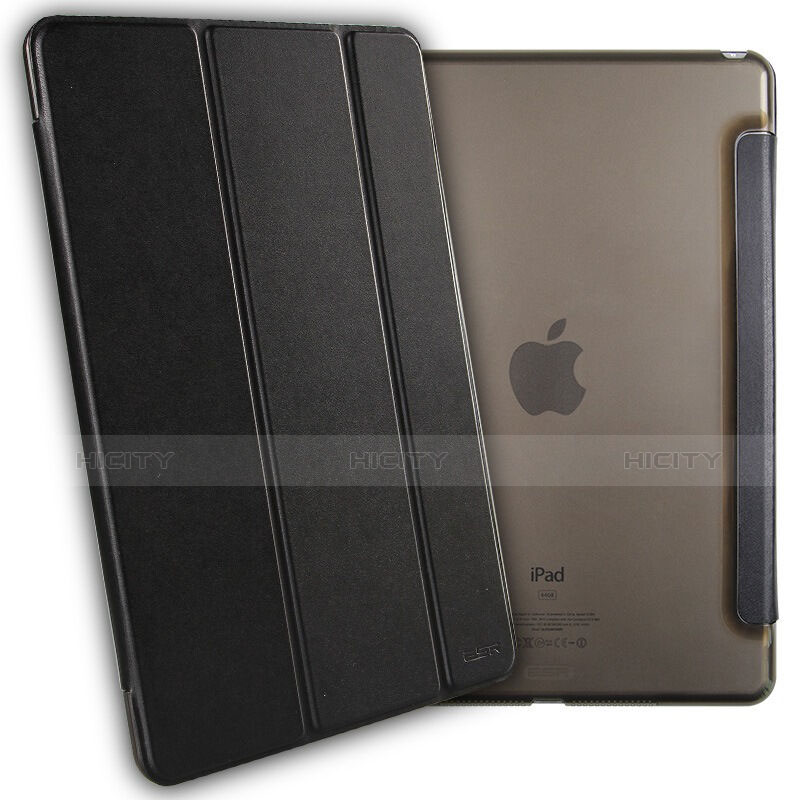 Housse Portefeuille Livre Cuir pour Apple iPad Mini 4 Noir Plus