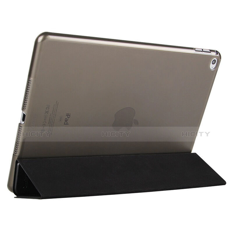 Housse Portefeuille Livre Cuir pour Apple iPad Mini 4 Noir Plus