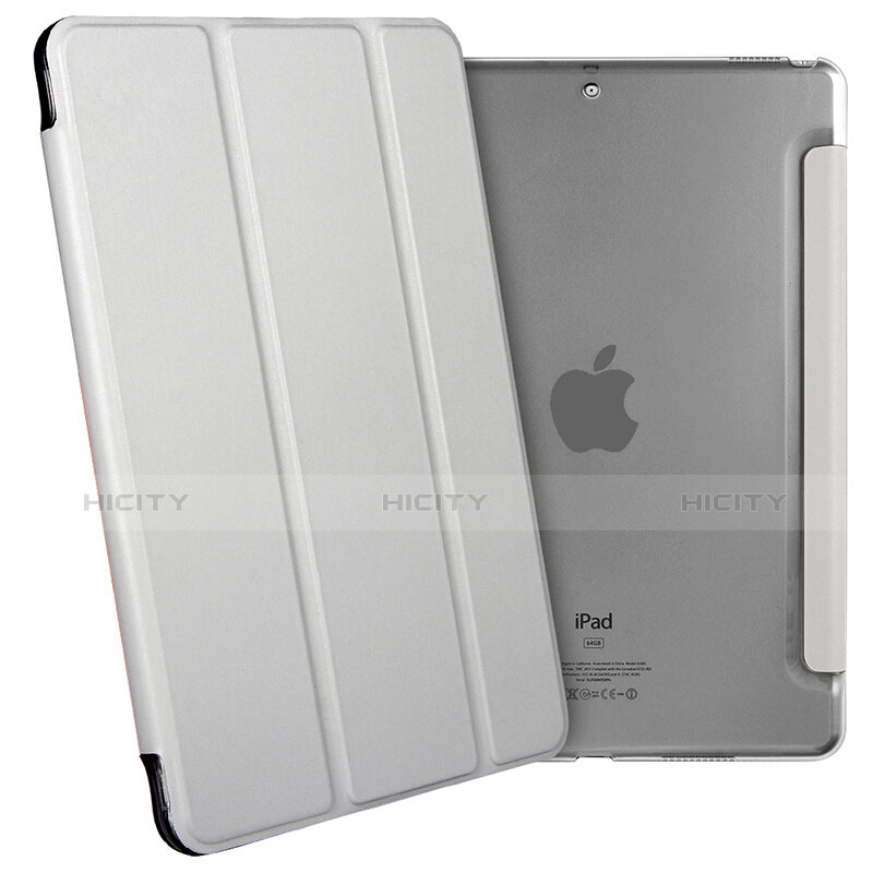 Housse Portefeuille Livre Cuir pour Apple iPad Pro 10.5 Gris Plus