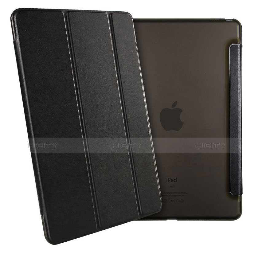 Housse Portefeuille Livre Cuir pour Apple iPad Pro 9.7 Noir Plus