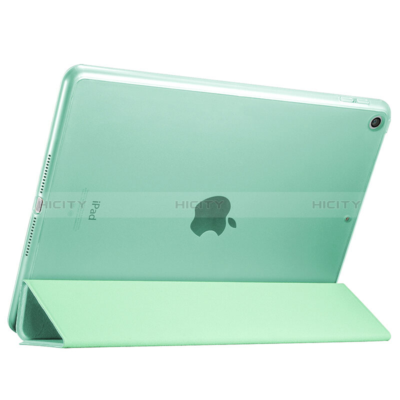 Housse Portefeuille Livre Cuir pour Apple New iPad 9.7 (2018) Vert Plus