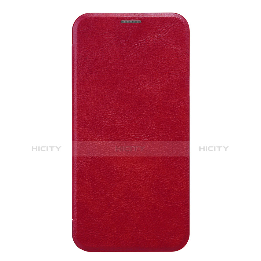 Housse Portefeuille Livre Cuir pour Samsung Galaxy C7 (2017) Rouge Plus