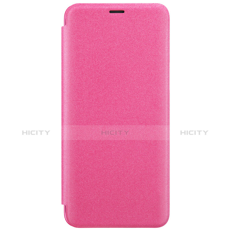 Housse Portefeuille Livre Cuir pour Samsung Galaxy S9 Plus Rose Rouge Plus