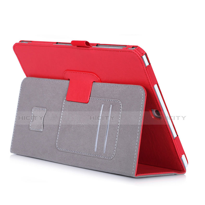 Housse Portefeuille Livre Cuir pour Samsung Galaxy Tab S2 9.7 SM-T810 SM-T815 Rouge Plus