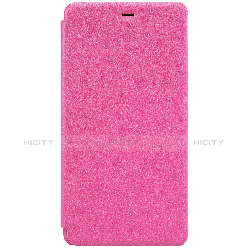 Housse Portefeuille Livre Cuir pour Xiaomi Mi 4S Rose Rouge Plus