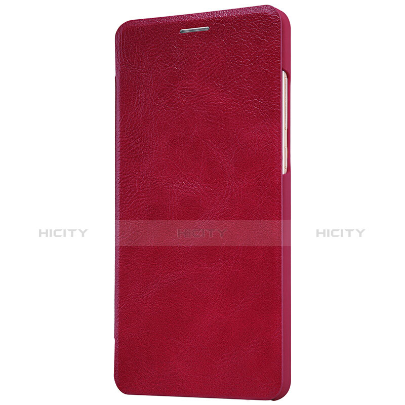 Housse Portefeuille Livre Cuir pour Xiaomi Mi 5S Plus Rouge Plus