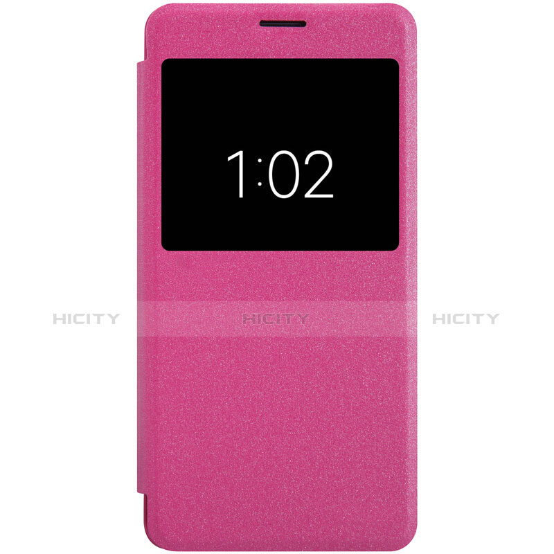 Housse Portefeuille Livre Cuir pour Xiaomi Mi Note 2 Special Edition Rose Rouge Plus