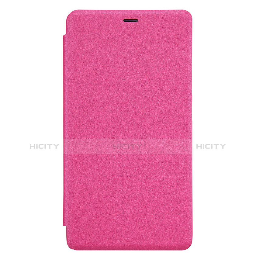 Housse Portefeuille Livre Cuir pour Xiaomi Redmi Note 3 Pro Rose Rouge Plus