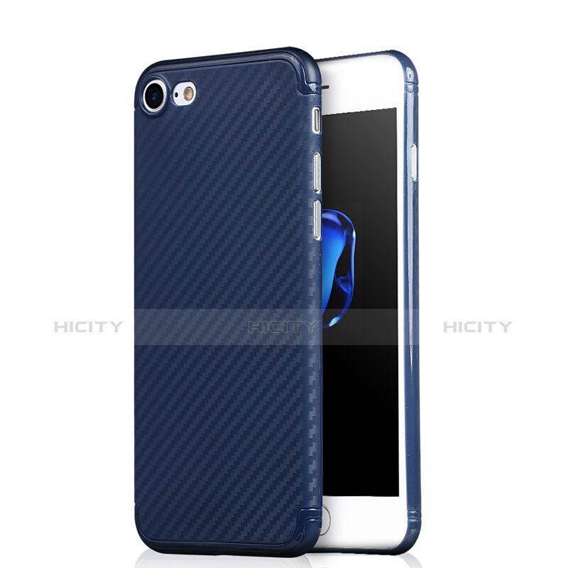 Housse Silicone Gel Serge pour Apple iPhone 7 Bleu Plus