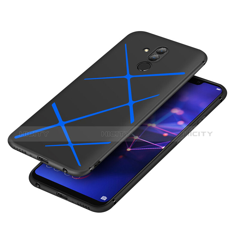 Housse Silicone Gel Serge pour Huawei Mate 20 Lite Bleu Plus