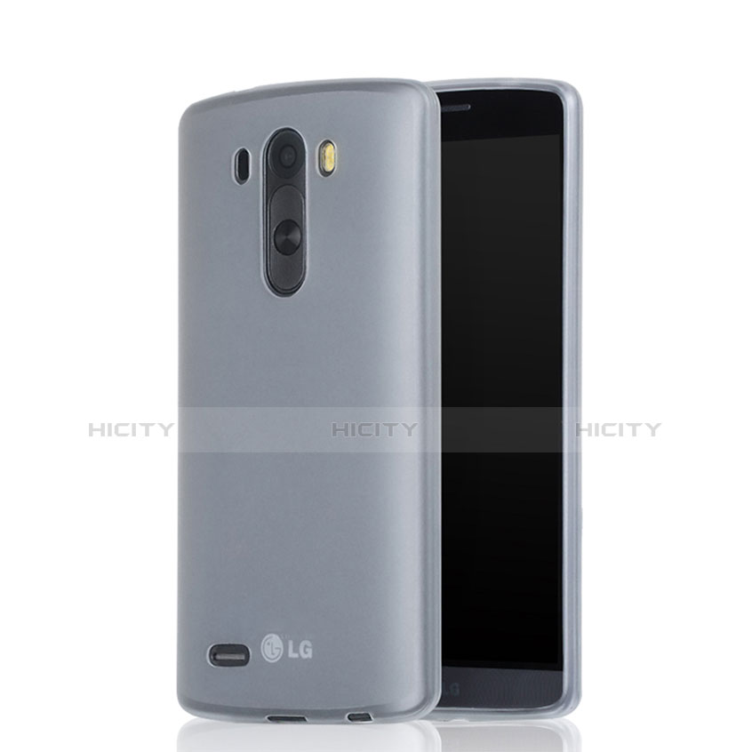 Housse Silicone Souple Mat pour LG G3 Blanc Plus