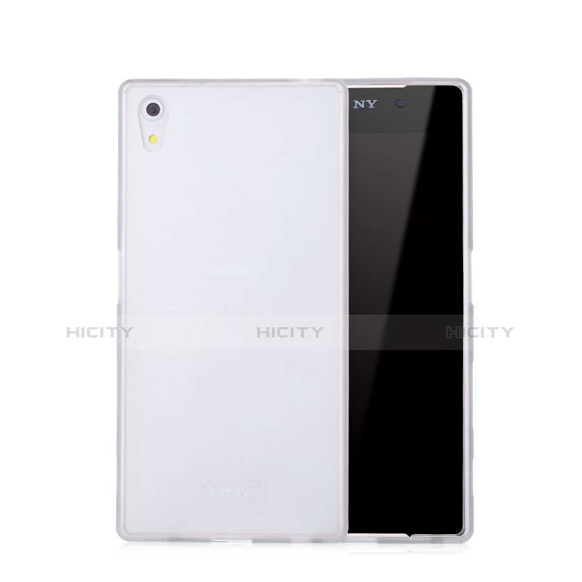 Housse Silicone Souple Mat pour Sony Xperia Z5 Blanc Plus