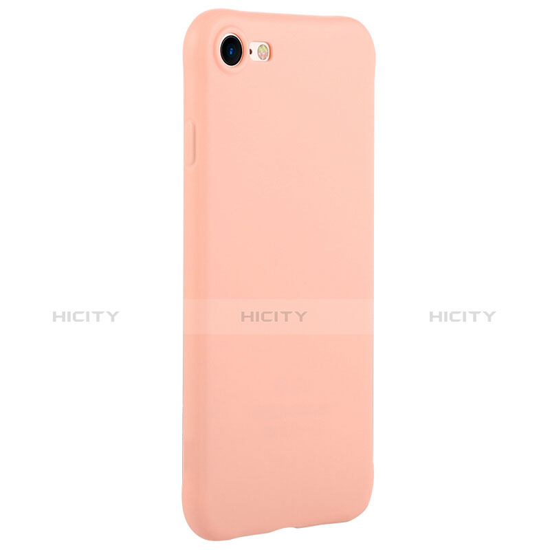 Housse Silicone TPU Souple Couleur Unie C01 pour Apple iPhone 8 Rose Plus