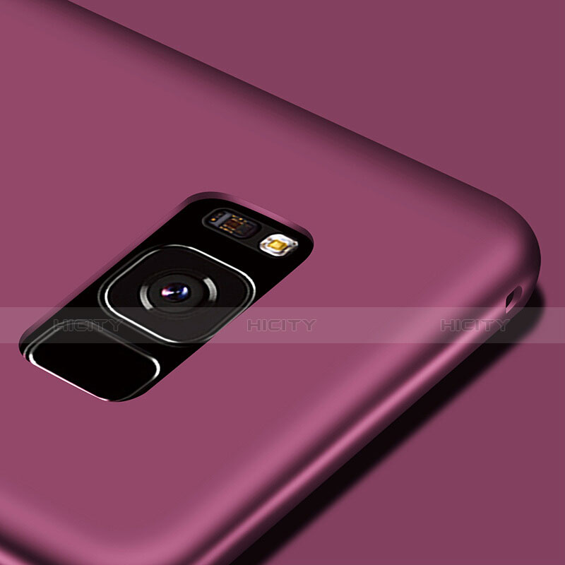 Housse Silicone TPU Souple Couleur Unie pour Samsung Galaxy S8 Violet Plus