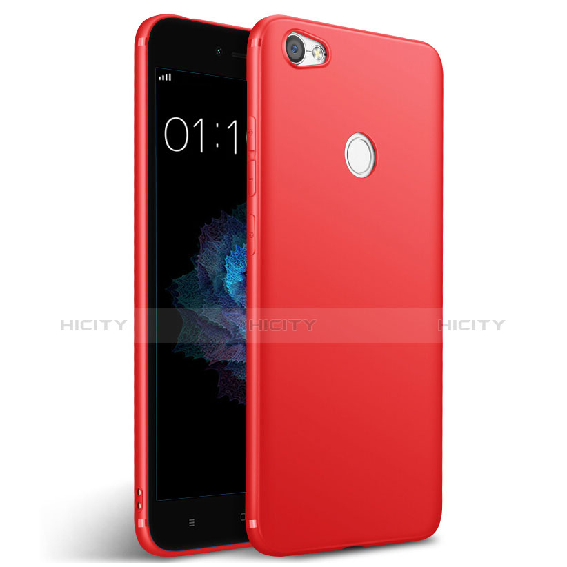 Housse Silicone TPU Souple Couleur Unie pour Xiaomi Redmi Note 5A High Edition Rouge Plus