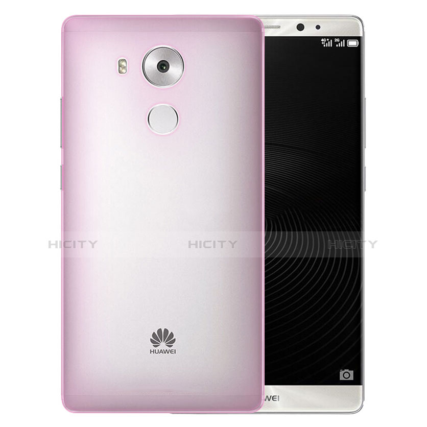 Housse Ultra Fine Mat Rigide Transparente pour Huawei Mate 8 Rose Plus