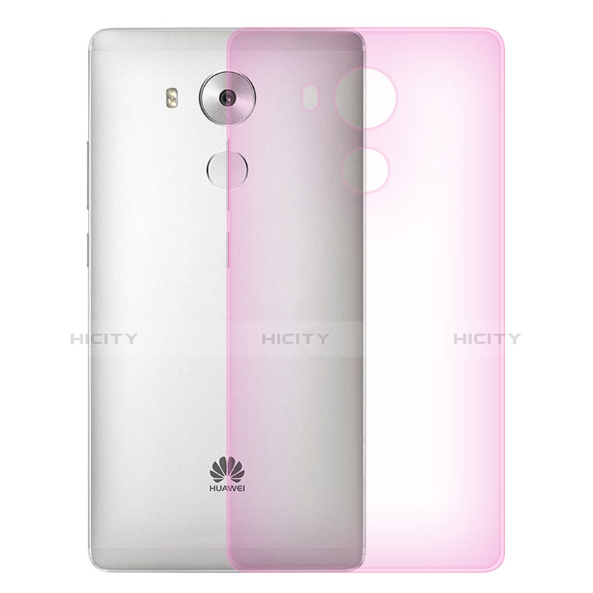 Housse Ultra Fine Mat Rigide Transparente pour Huawei Mate 8 Rose Plus