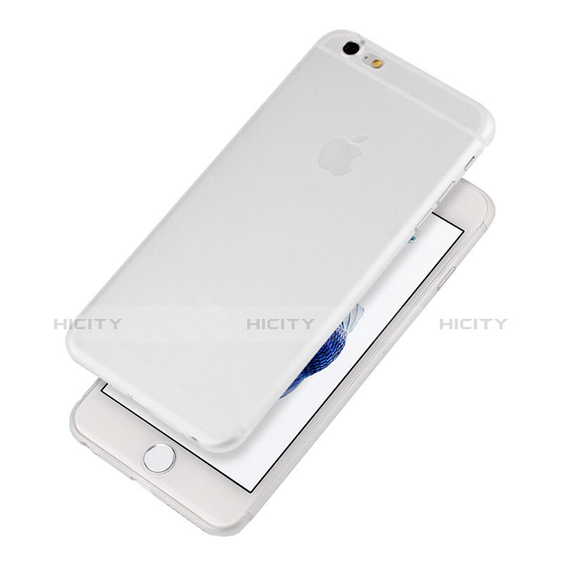 Housse Ultra Fine Mat Silicone Souple Transparente pour Apple iPhone 6S Blanc Plus