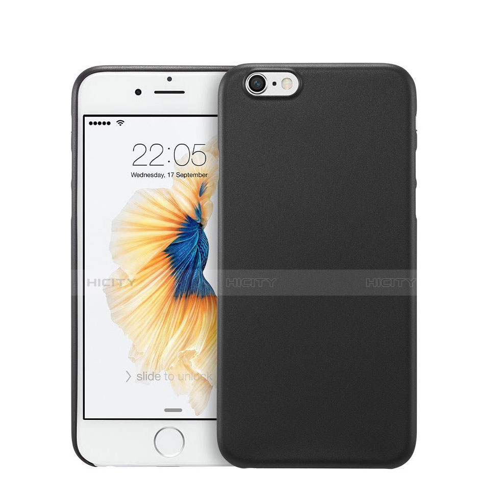 Housse Ultra Fine Plastique Rigide Mat G02 pour Apple iPhone 6 Plus Noir Plus