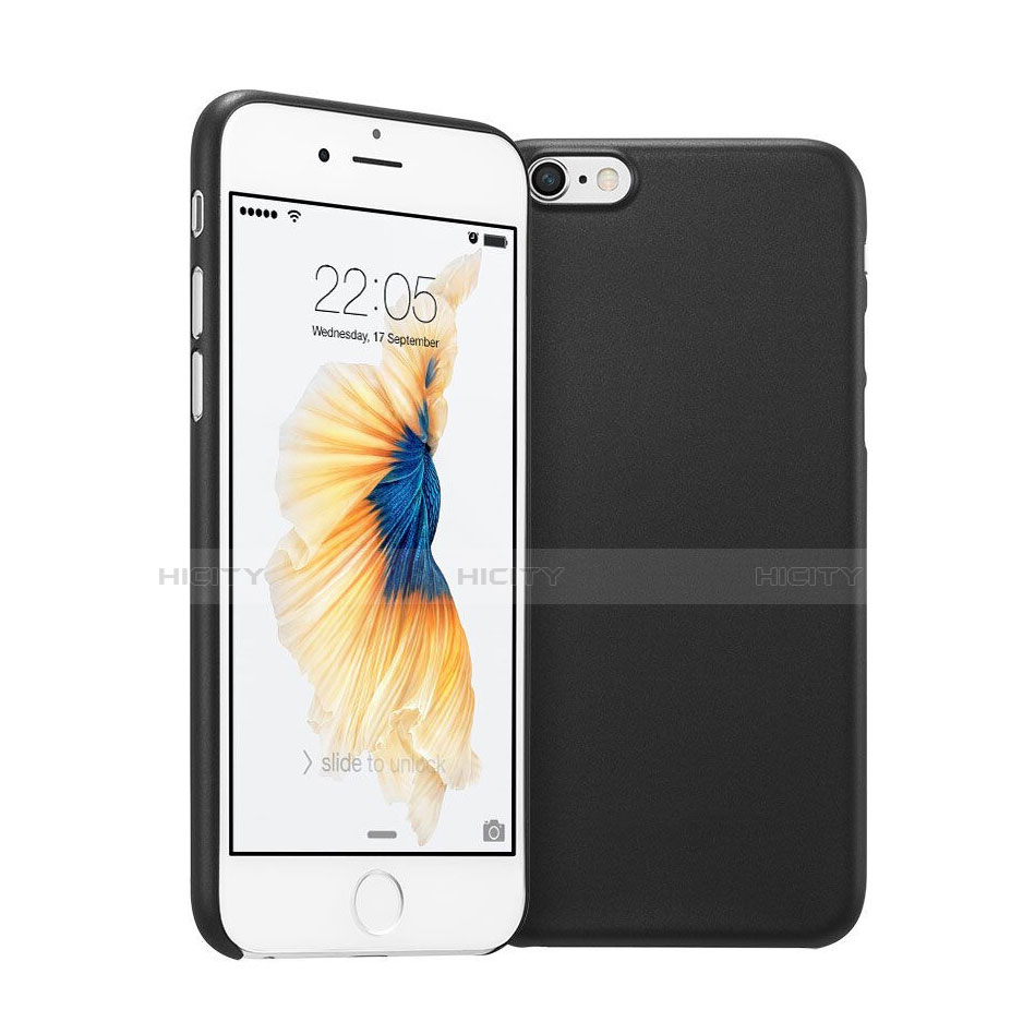 Housse Ultra Fine Plastique Rigide Mat G02 pour Apple iPhone 6 Plus Noir Plus