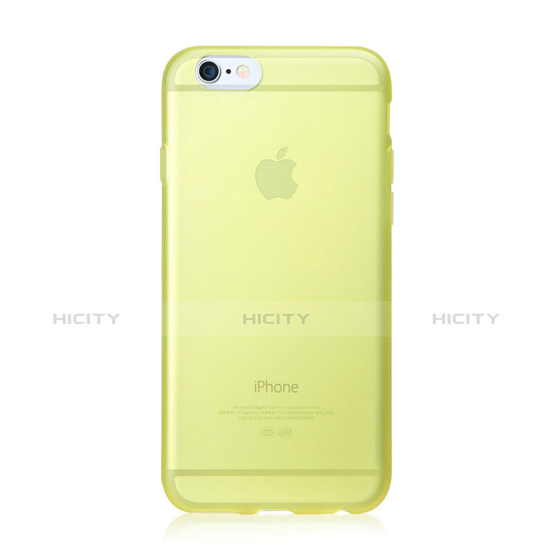 Housse Ultra Fine Silicone Souple Transparente pour Apple iPhone 6 Plus Vert Plus