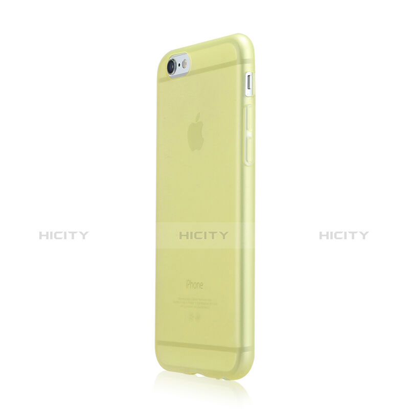 Housse Ultra Fine Silicone Souple Transparente pour Apple iPhone 6 Plus Vert Plus