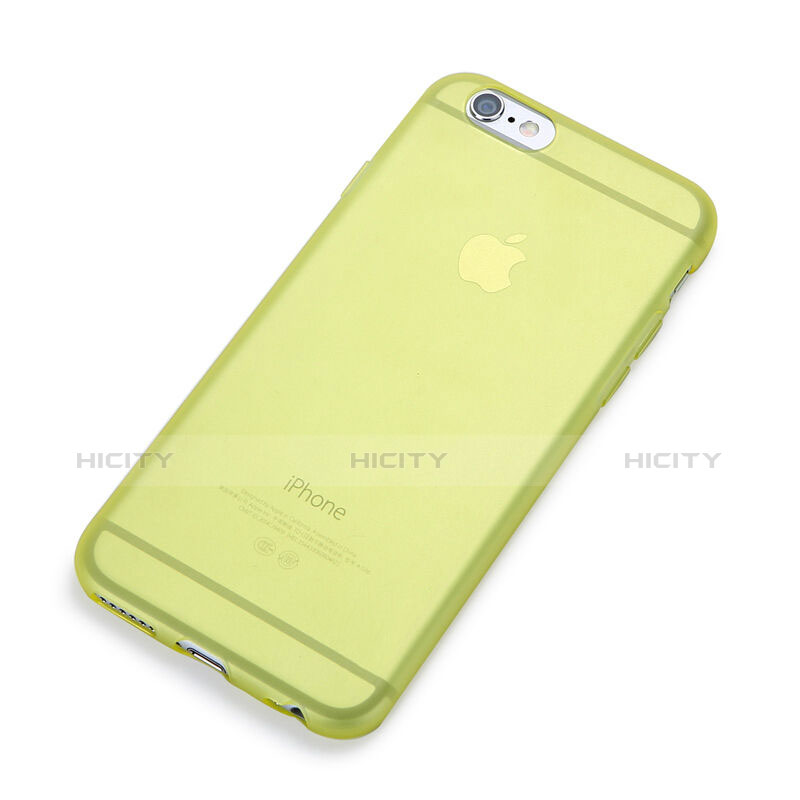 Housse Ultra Fine Silicone Souple Transparente pour Apple iPhone 6 Plus Vert Plus