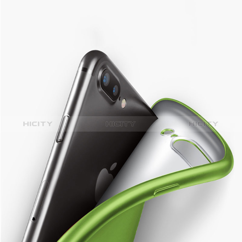 Housse Ultra Fine TPU Souple 360 Degres pour Apple iPhone 8 Plus Vert Plus