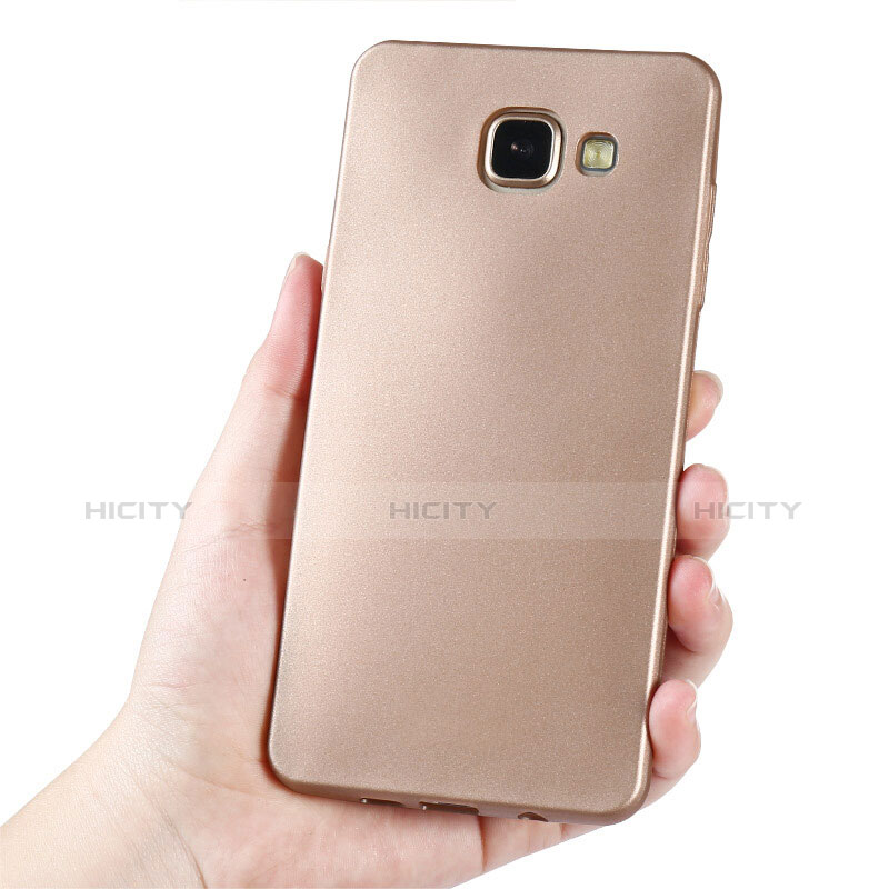 Housse Ultra Fine TPU Souple pour Samsung Galaxy A5 (2016) SM-A510F Or Plus