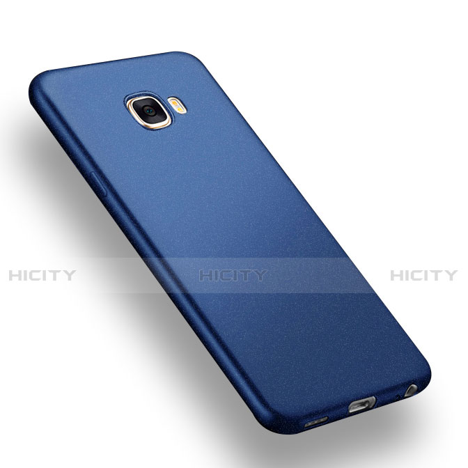 Housse Ultra Fine TPU Souple pour Samsung Galaxy C7 Pro C7010 Bleu Plus