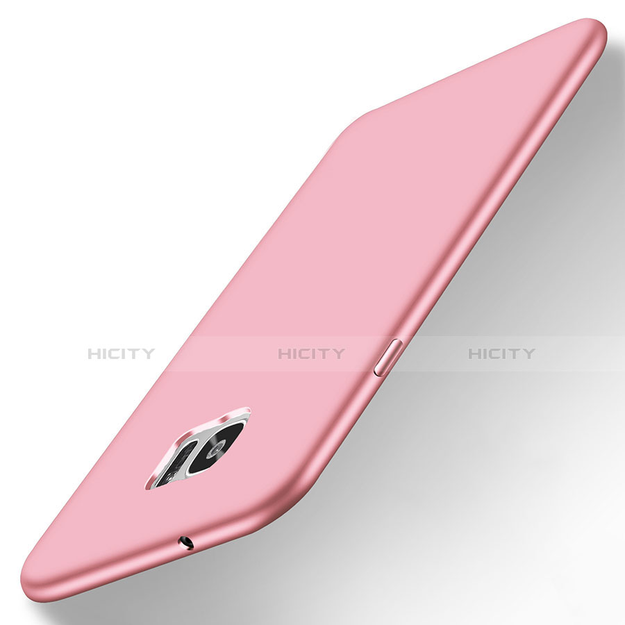 Housse Ultra Fine TPU Souple R03 pour Samsung Galaxy S7 Edge G935F Or Rose Plus