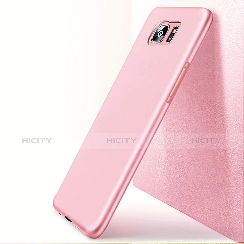 Housse Ultra Fine TPU Souple R03 pour Samsung Galaxy S7 Edge G935F Or Rose Plus