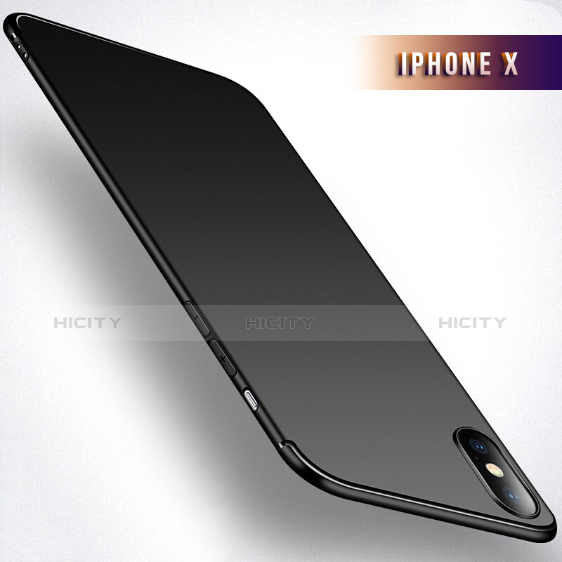 Housse Ultra Fine TPU Souple S02 pour Apple iPhone Xs Noir Plus