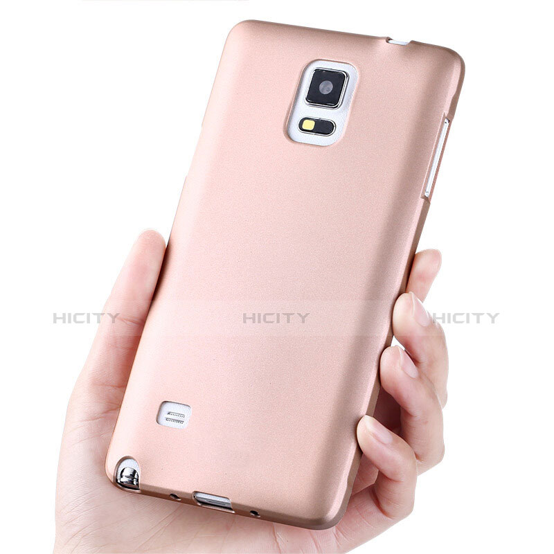 Housse Ultra Fine TPU Souple S02 pour Samsung Galaxy Note 4 SM-N910F Or Rose Plus